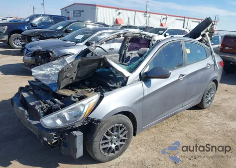 2016 Hyundai Accent Se из США, поврежденный, VIN KMHCT4AE8GU113814